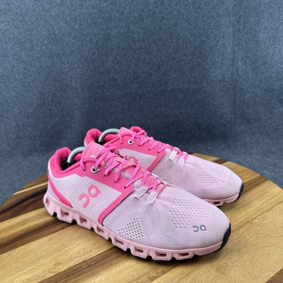 On Cloud X Shoes Womens 8.5 Hot Pink CloudTec Athletic Running Swiss 40.99704 - Picture 2 of 9